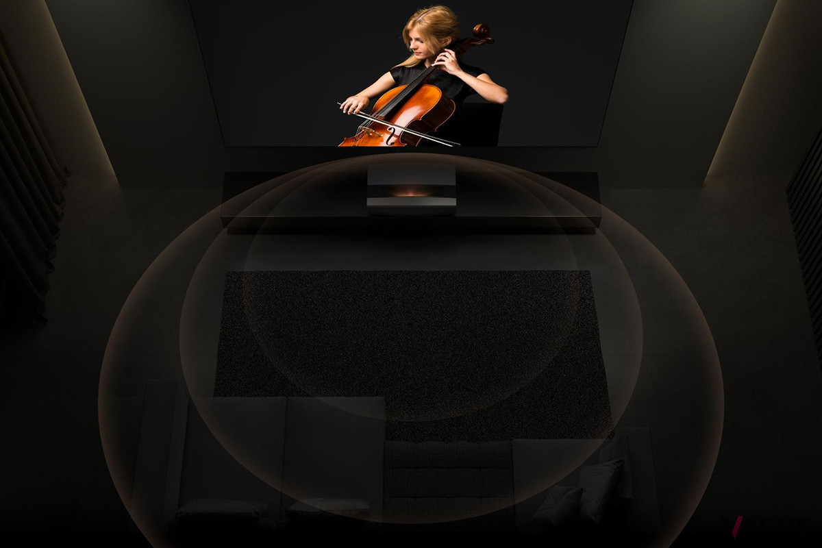 本体内に15Wのツイーターとウーファーを2基ずつ搭載。Harman Kardon製のスピーカーと相まって、鮮明な高音と迫力ある中音、そして広がりを感じさせる低音を奏でる