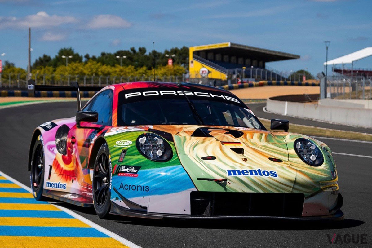 この911RSRは、ポルシェのアートカーで初めてル・マン勝利を果たした（C）Porsche