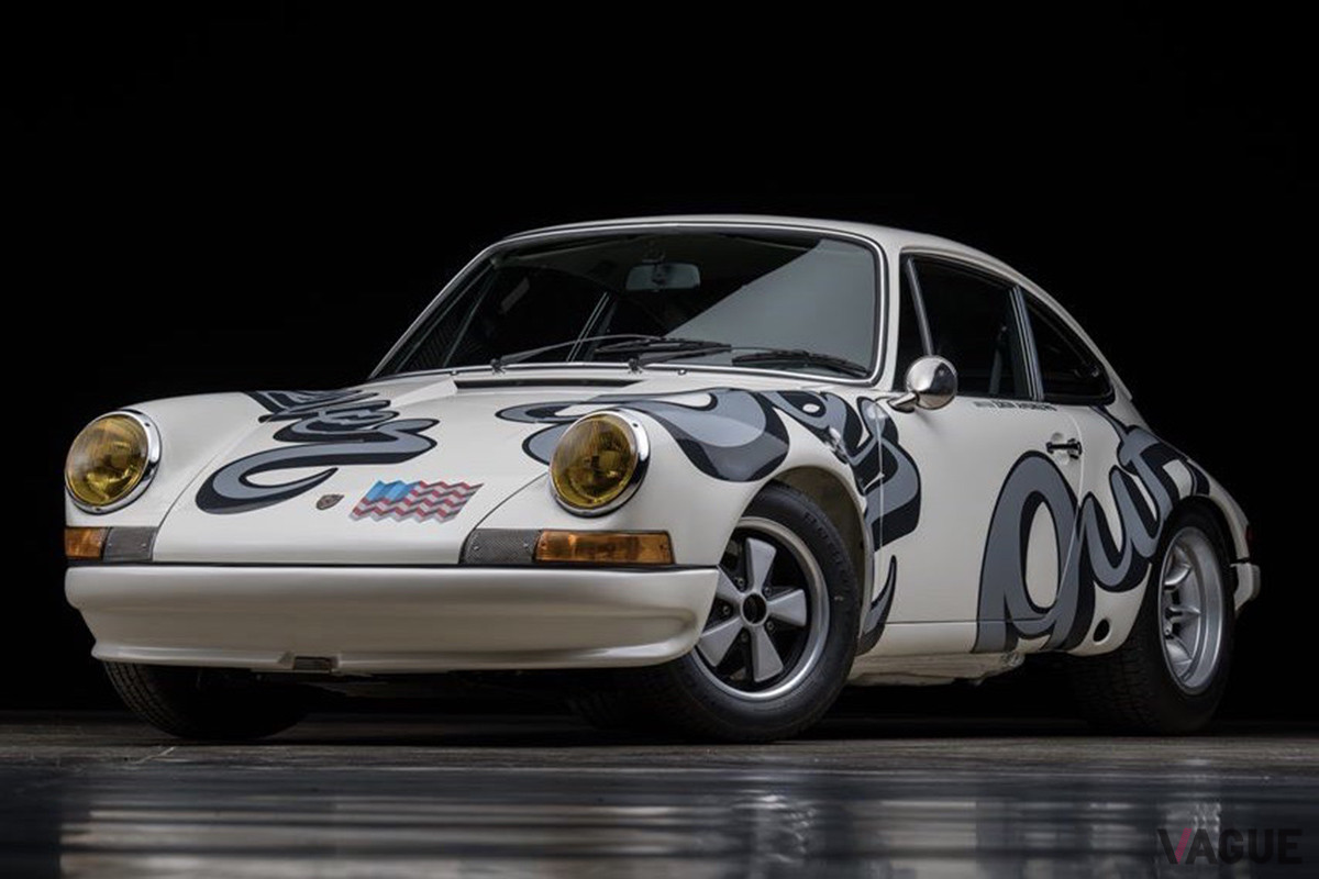 アメリカ・ラスベガスでおこなわれるSEMAに展示された、ニコ・スクレイター氏による1970年型911Sアートカー（C）Porsche