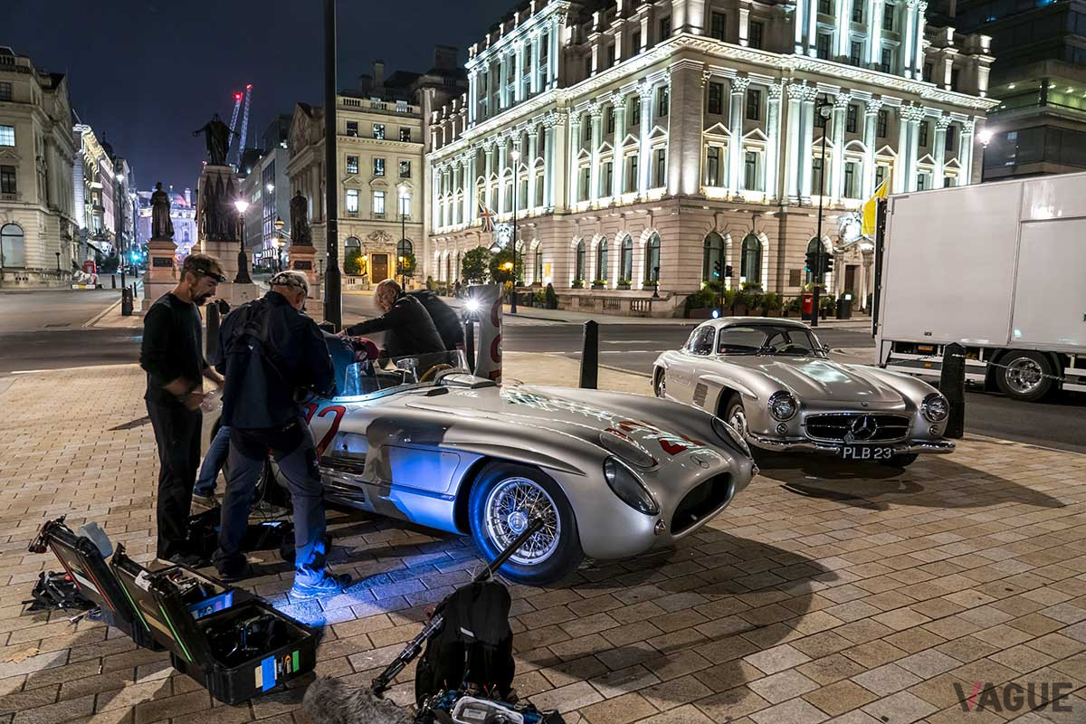 300SL「ガルウィング」もショートムービーには登場する