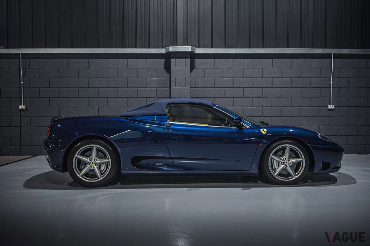 5万6250ポンド（邦貨換算約860万円）で落札されたフェラーリ「360スパイダーF1」（C）Silverstone Auctions Limited 2021