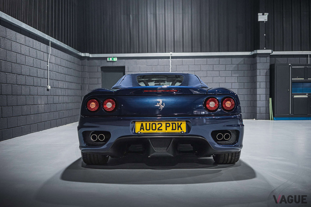 5万6250ポンド（邦貨換算約860万円）で落札されたフェラーリ「360スパイダーF1」（C）Silverstone Auctions Limited 2021