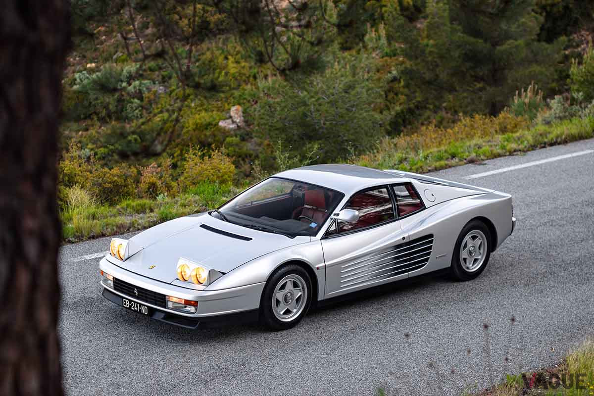 28万6250ユーロ（約3700万円）で落札された1986年型フェラーリ「テスタロッサ」（C）2021 Courtesy of RM Sotheby's