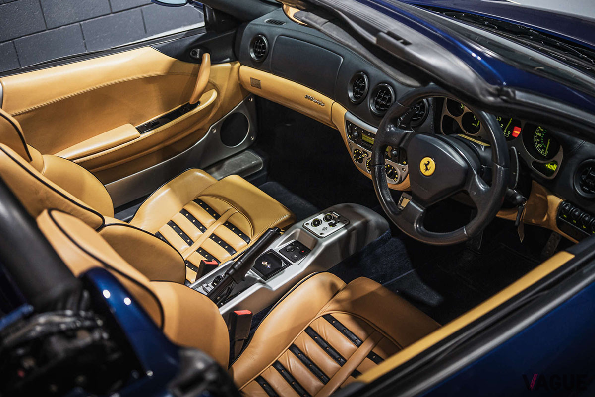 5万6250ポンド（邦貨換算約860万円）で落札されたフェラーリ「360スパイダーF1」（C）Silverstone Auctions Limited 2021