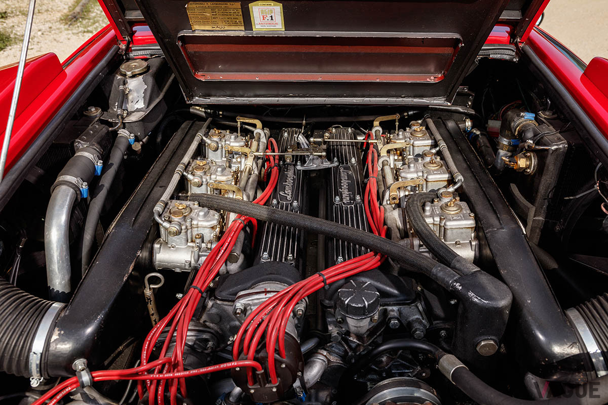 43万2500ユーロ（邦貨換算約5550万円）で落札されたランボルギーニ「カウンタックLP400S」（C）2021 Courtesy of RM Sotheby's