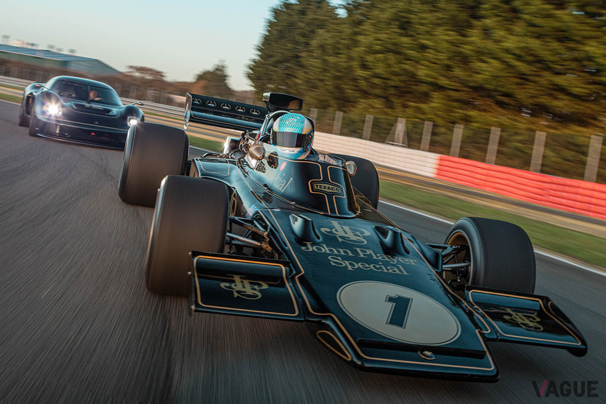 往年のF1であるロータス・フォード72E