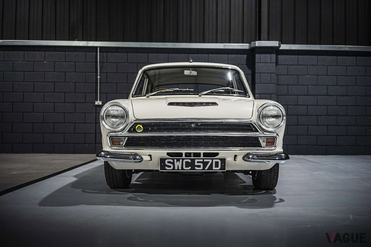 6万3000ポンド（邦貨換算約963万円）で落札されたフォード「コーティナ・ロータスMk1」（C）Silverstone Auctions Limited 2021