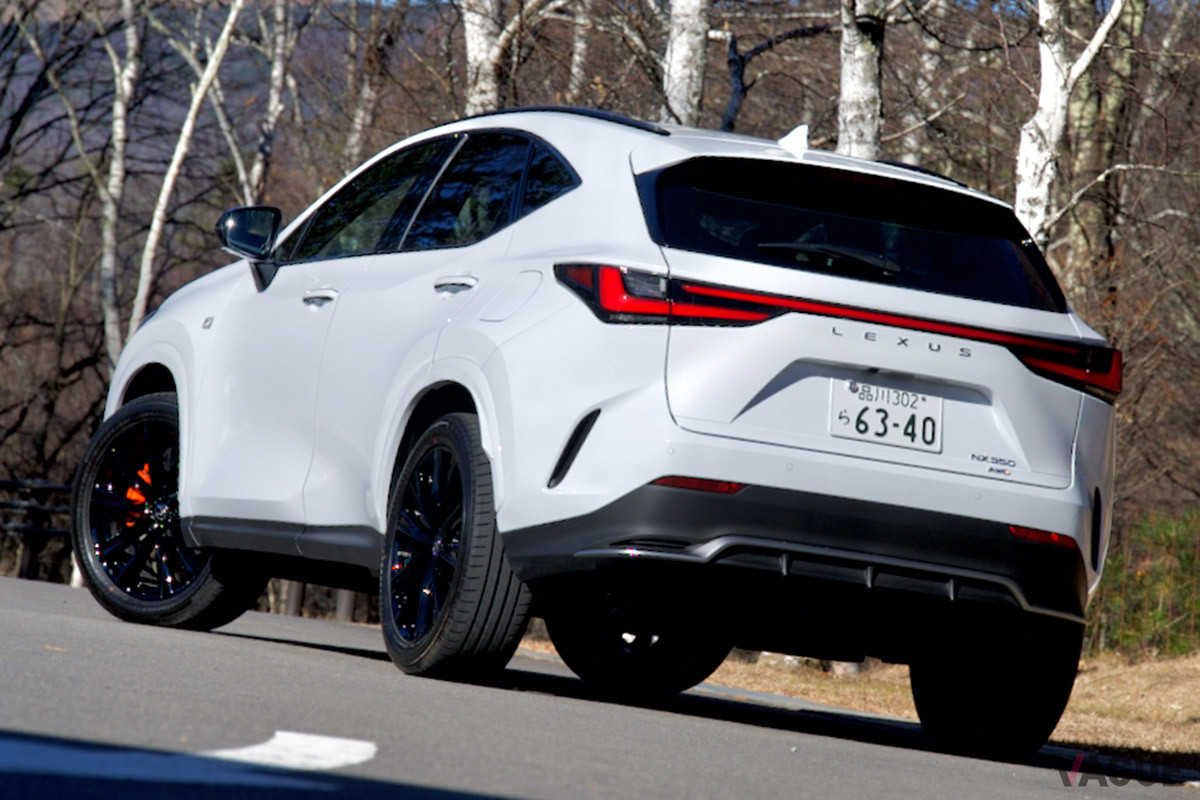 「NX350Fスポーツ」の走りは今回の4台のなかではピカイチだった