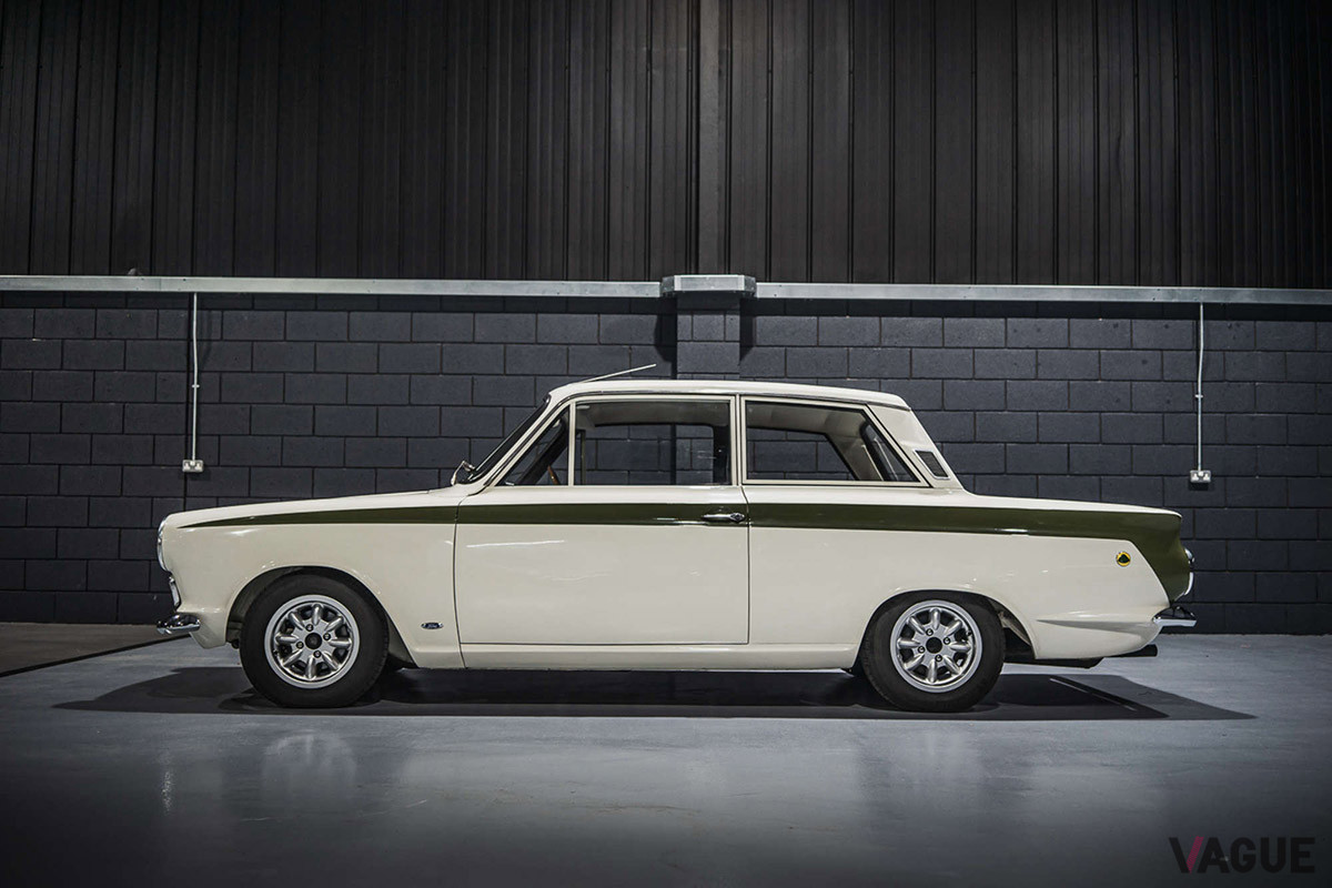 6万3000ポンド（邦貨換算約963万円）で落札されたフォード「コーティナ・ロータスMk1」（C）Silverstone Auctions Limited 2021