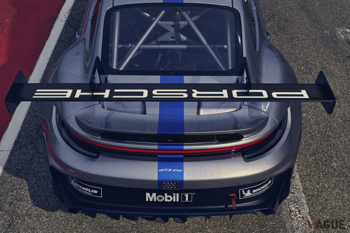 ポルシェ新型「911GT3カップ」のリアウイング