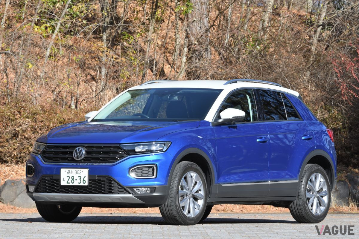 VW「T−ロック」。試乗車は仕様変更前の仕様だ