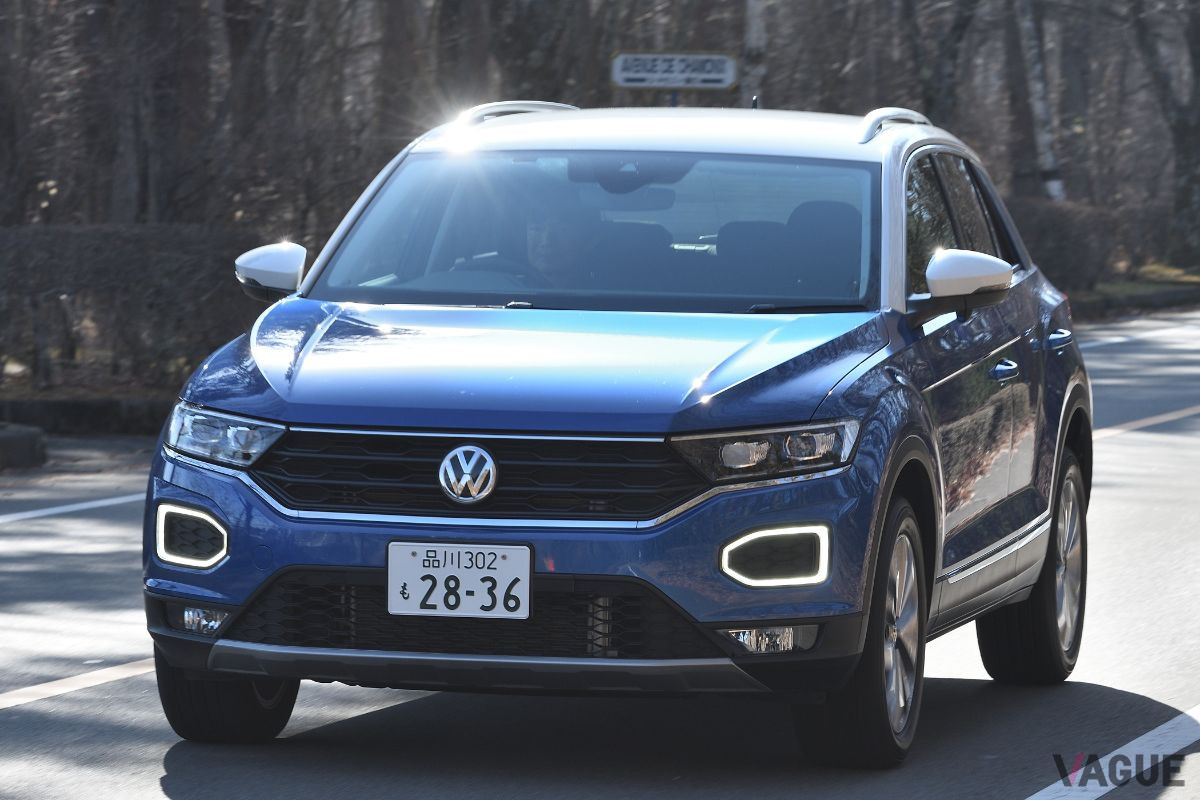 VW「T−ロック スタイルデザインパッケージ」の走り。試乗車は仕様変更前の仕様だ