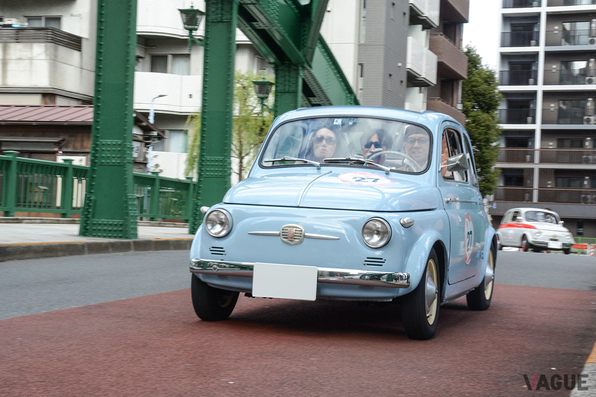 超希少なフィアット「ヌォーヴァ500」初期型は、今回3台が出走していた