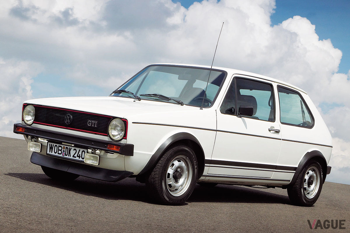 1976年に発売スタートした初代「ゴルフGTI」