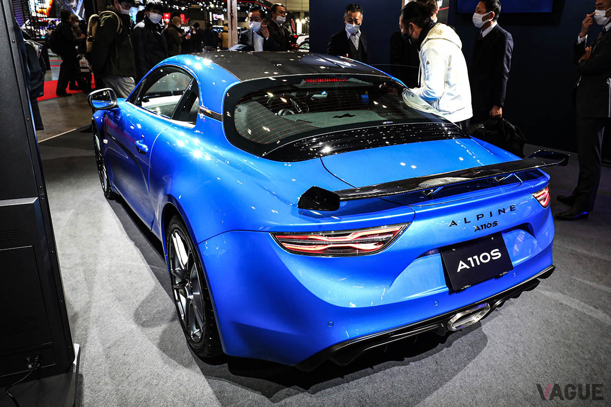 東京オートサロン2022に展示された「A110 Sアセンション」（C）青木邦敏