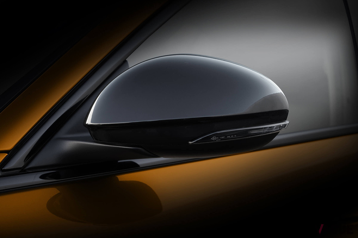 特別装備のブラックエスクテリアミラーハウジング
