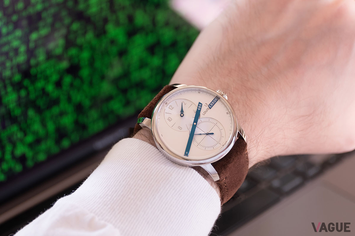 程よい存在感で手元になじむケース径42mm