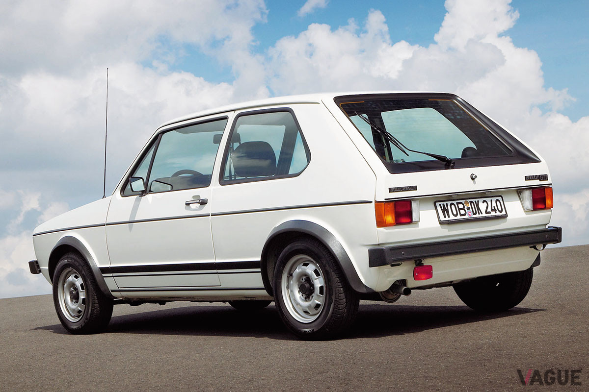 1976年に発売スタートした初代「ゴルフGTI」