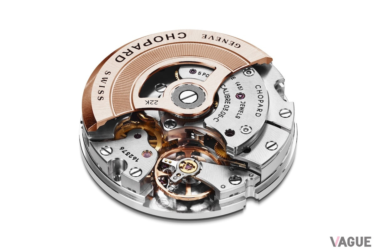 垂直クラッチ、スモールセコンドなど3つの特許を持つChopard 03.05-C