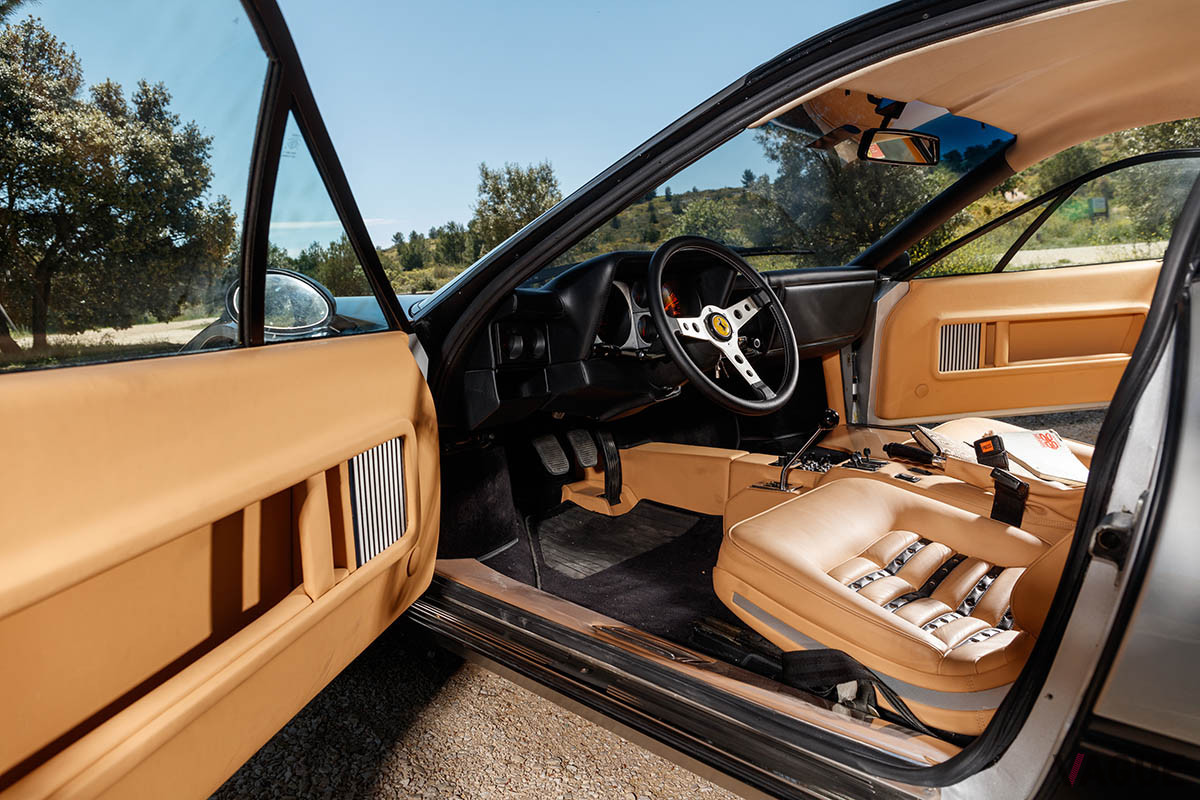 35万3750ユーロ（邦貨換算約4600万円）で落札されたフェラーリ「365GT4／BB」（C）2021 Courtesy of RM Sotheby's