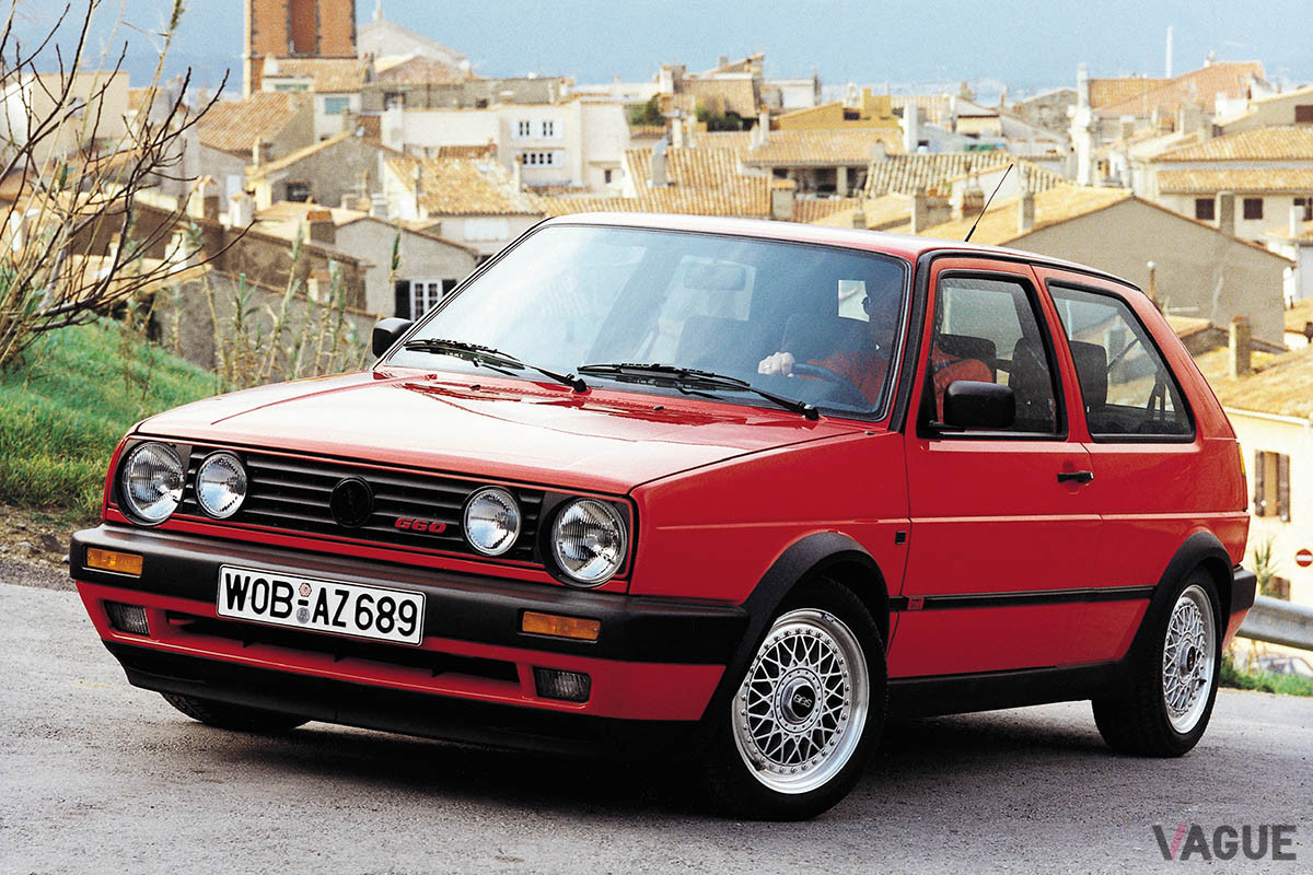 1990年にスーパーチャージャー付き160psエンジンを搭載した「ゴルフGTI G60」を発売