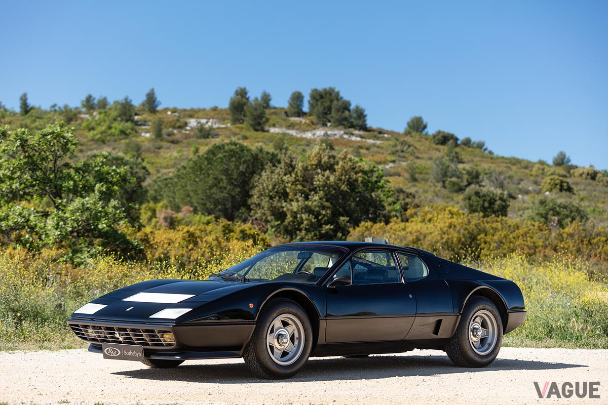 25万2500ユーロ（邦貨換算約3300万円）で落札されたフェラーリ「512BB」（C）2021 Courtesy of RM Sotheby's