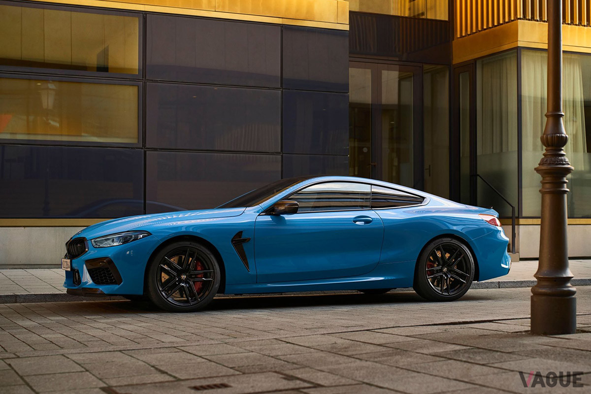 「M8 Competition Coupé」のスリーサイズは、全長4867mm×全幅1907mm×全高1362mm