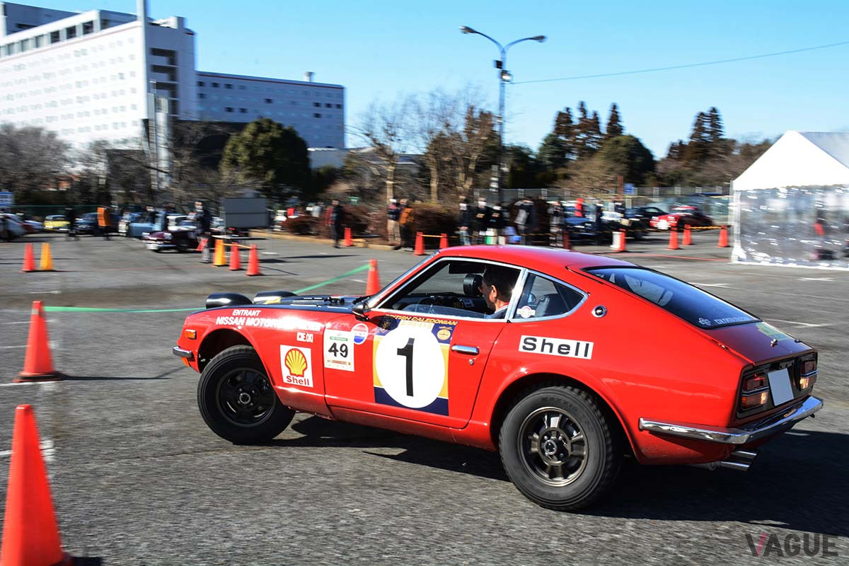 SSでL24改の快音を轟かせたダットサン「240Z」サファリラリー仕様レプリカ