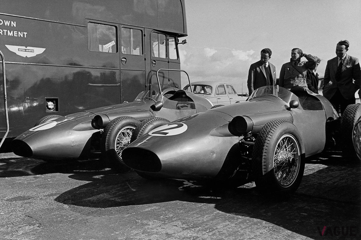 1959年、シルバーストーンでの「DBR4s」
