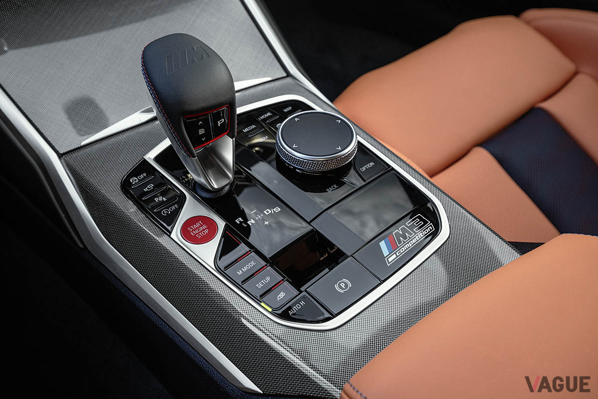 BMW「M3コンペティション」のシフトまわり