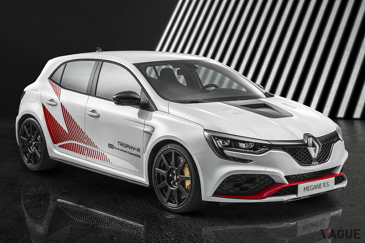 ニュルブルクリンク北コースにおいて、2019年4月に量産FF車最速の記録を打ち立てたルノー「メガーヌ R.S.トロフィーR」