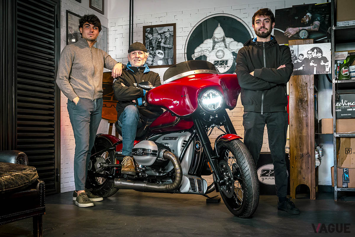 「R18 Aurora」は、BMWモトラッド・ローマと「Garage 221」が製作