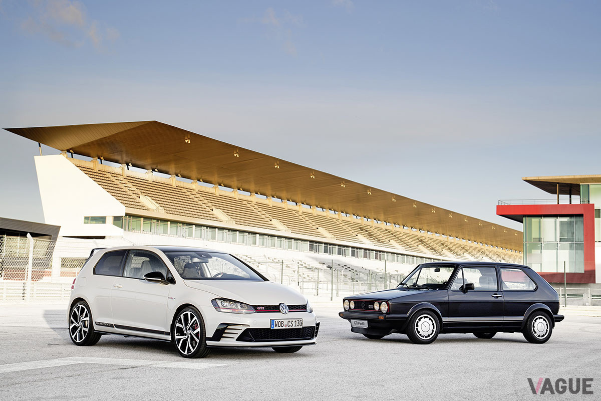 初代と7代目「ゴルフGTI」