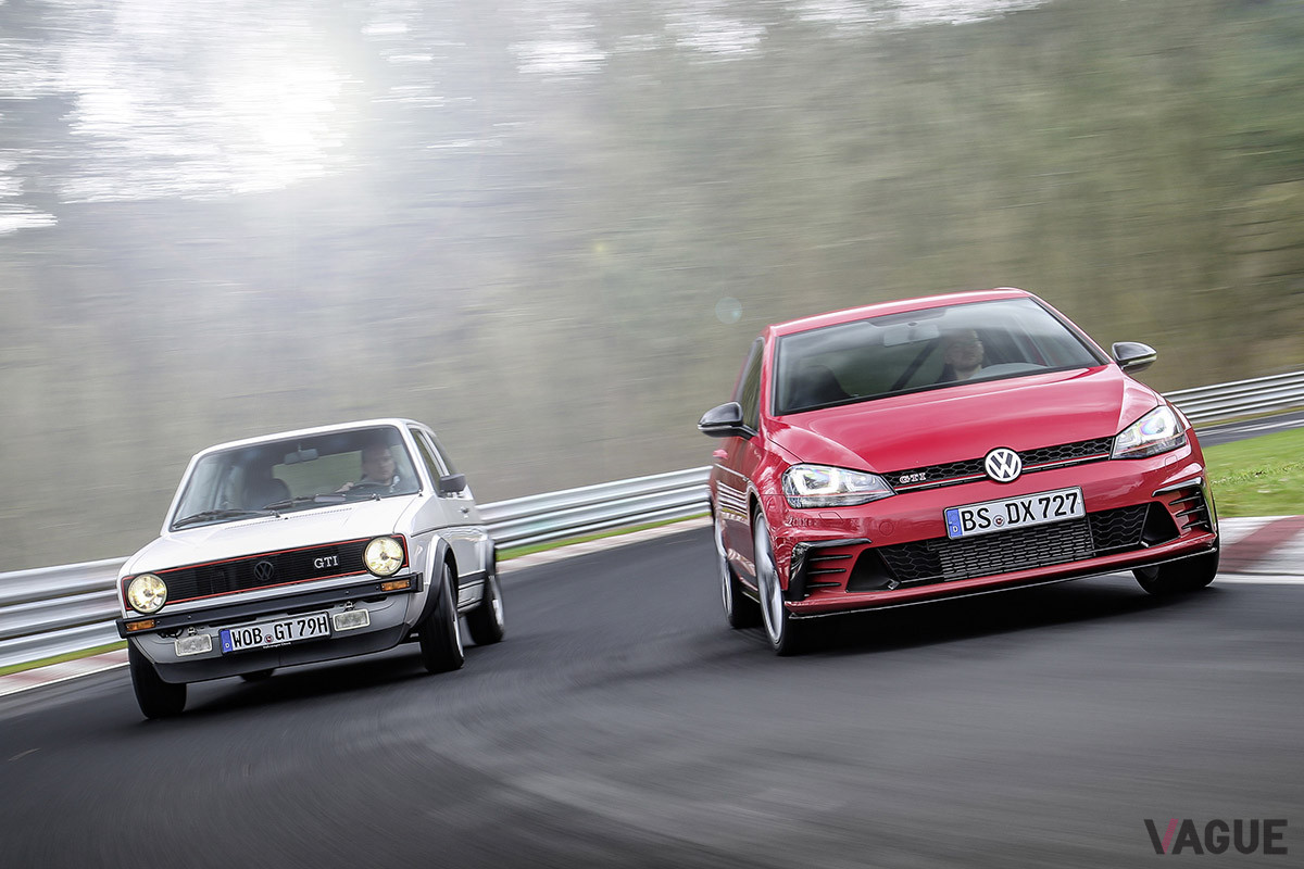 初代と7代目「ゴルフGTI」