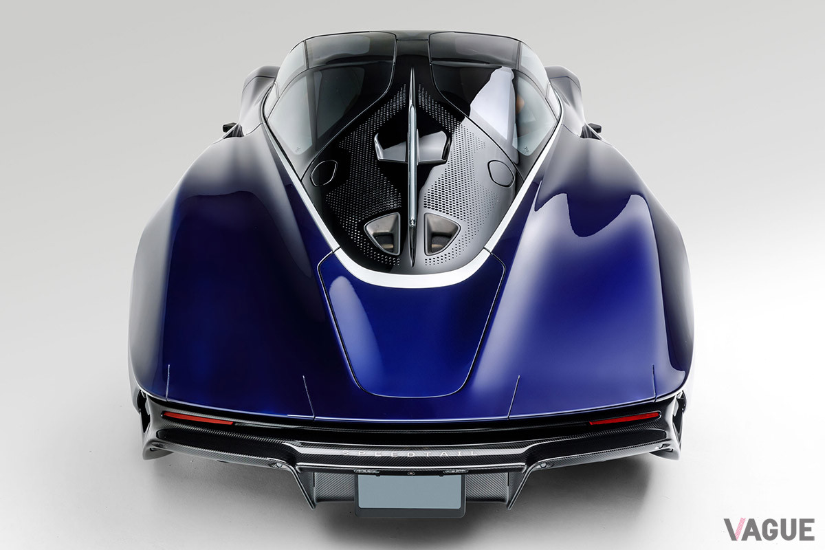 2020年に納車されたばかりのマクラーレン「スピードテール」。新車価格の175万ポンド（約2億4900万円）より高い落札価格になるかに注目が集まる（C）2020 RM Sotheby's