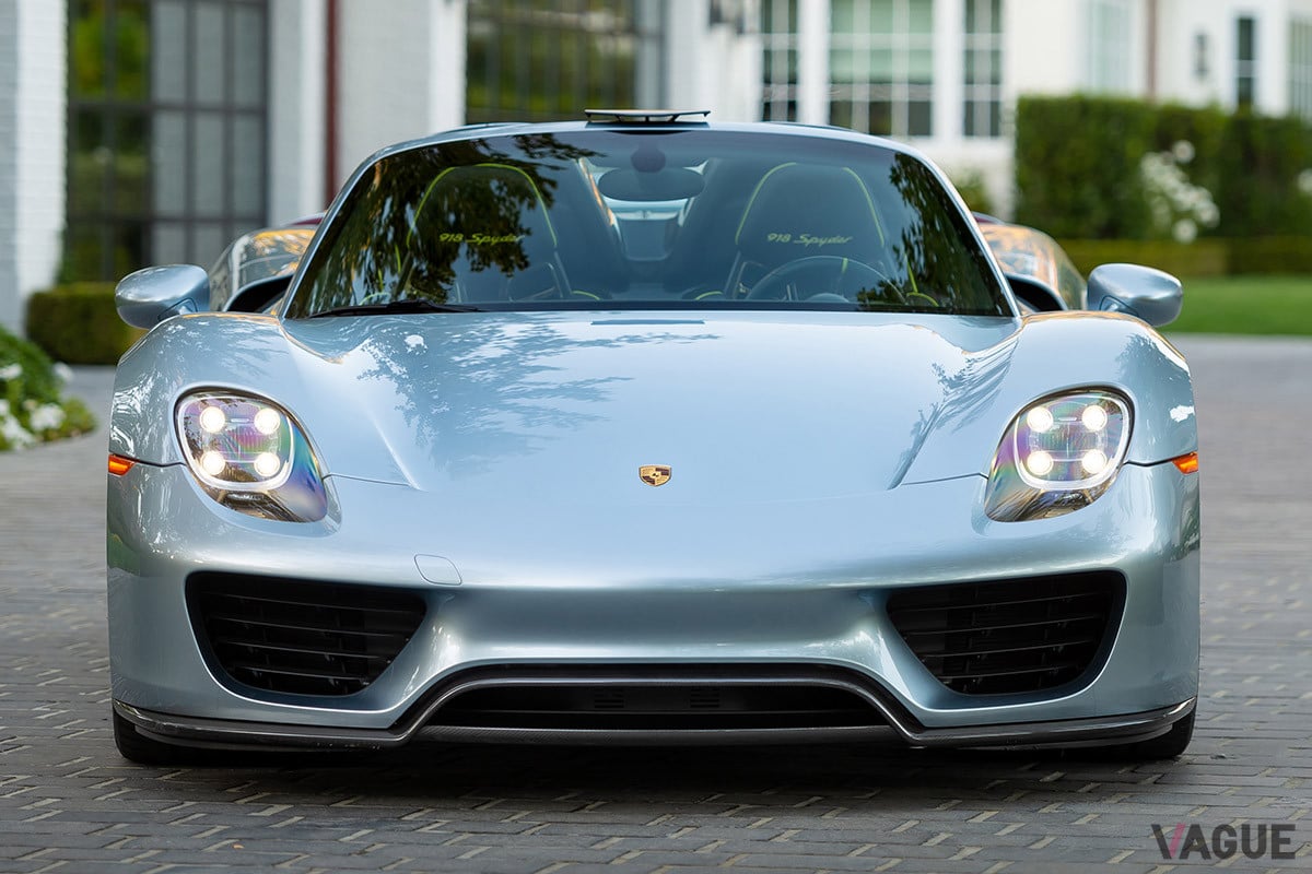 160万ドル（邦貨換算約1億8400万円）で落札されたポルシェ「918スパイダー」（C）2021 Courtesy of RM Sotheby's