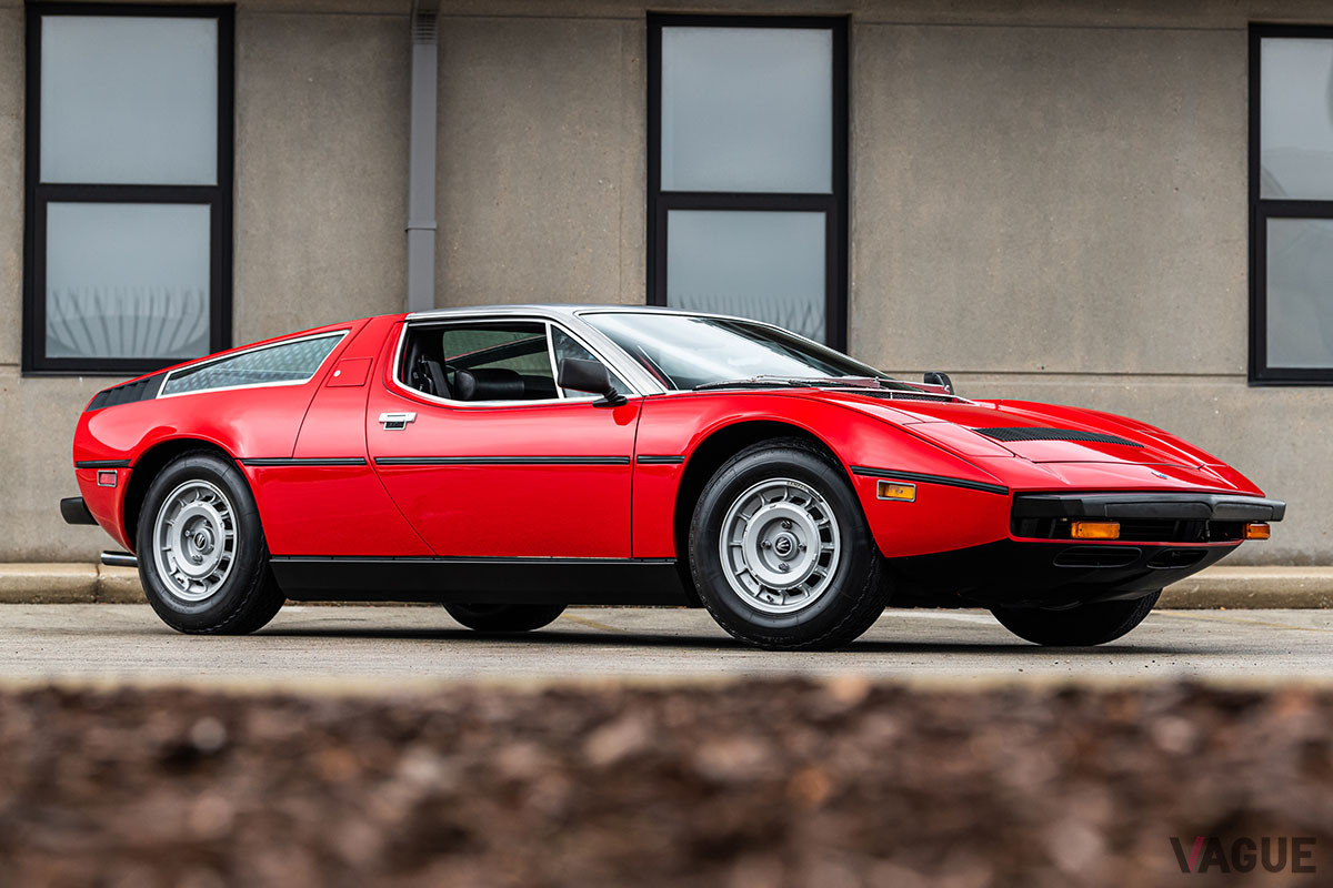 26万8800ドル（邦貨換算約3100万円）で落札されたマセラティ「ボーラ」（C）2021 Courtesy of RM Sotheby's