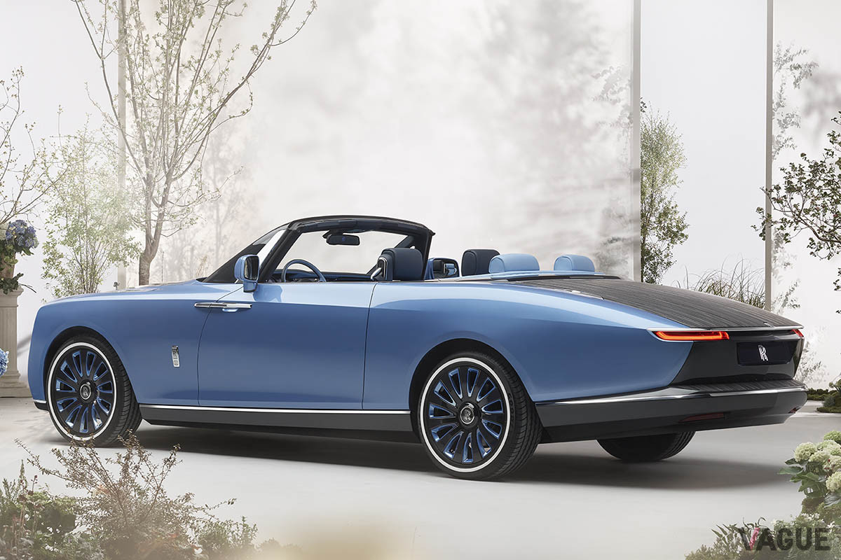 「ロールス・ロイス・コーチビルド」の第一弾として3台のみが製作される特装車両「ボート・テイル」