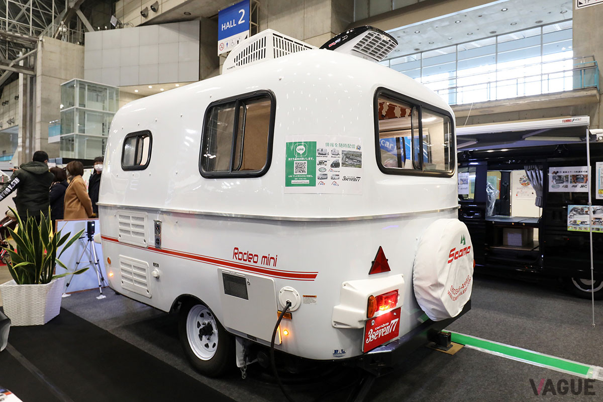 全長4040mmのロデオミニは、牽引免許が必要ない