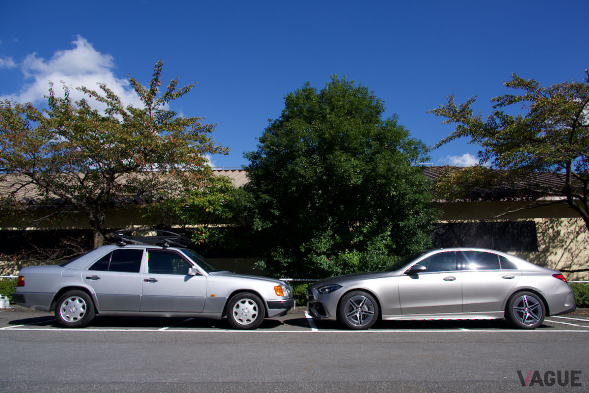 最新型CクラスとW124