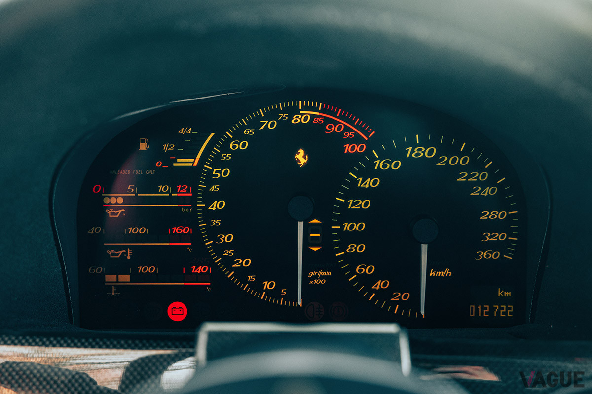 343万6250ユーロ（邦貨換算約4億4200万円）で落札されたフェラーリ「F50」（C）2021 Courtesy of RM Sotheby's