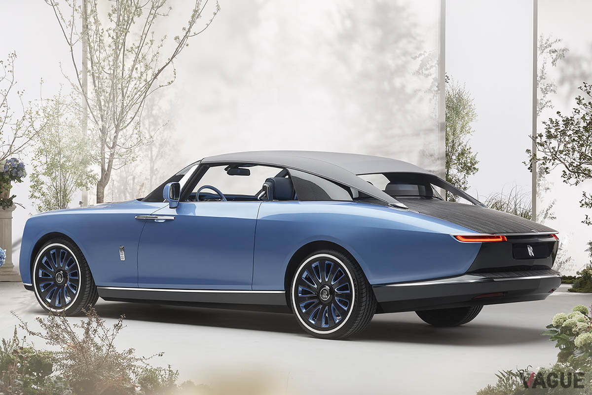 「ロールス・ロイス・コーチビルド」の第一弾として3台のみが製作される特装車両「ボート・テイル」