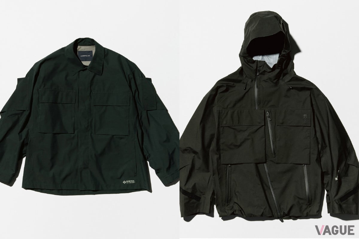 フィッシングフィールドで培った技術や機能をデザインに落とし込み、都会のライフスタイルになじむウエアを展開するD-VECが、“日本の美意識×世界のカルチャー”をテーマに洋服をつくり上げてきたALMOSTBLACKとコラボして完成させた新コレクション