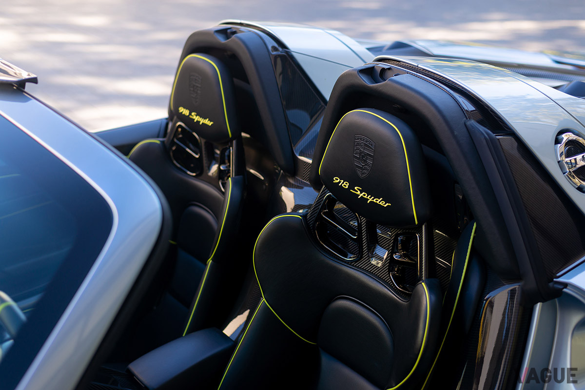 160万ドル（邦貨換算約1億8400万円）で落札されたポルシェ「918スパイダー」（C）2021 Courtesy of RM Sotheby's