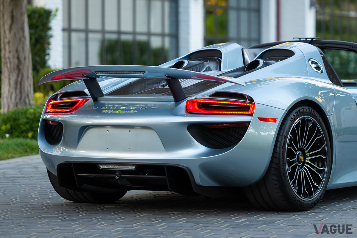 160万ドル（邦貨換算約1億8400万円）で落札されたポルシェ「918スパイダー」（C）2021 Courtesy of RM Sotheby's