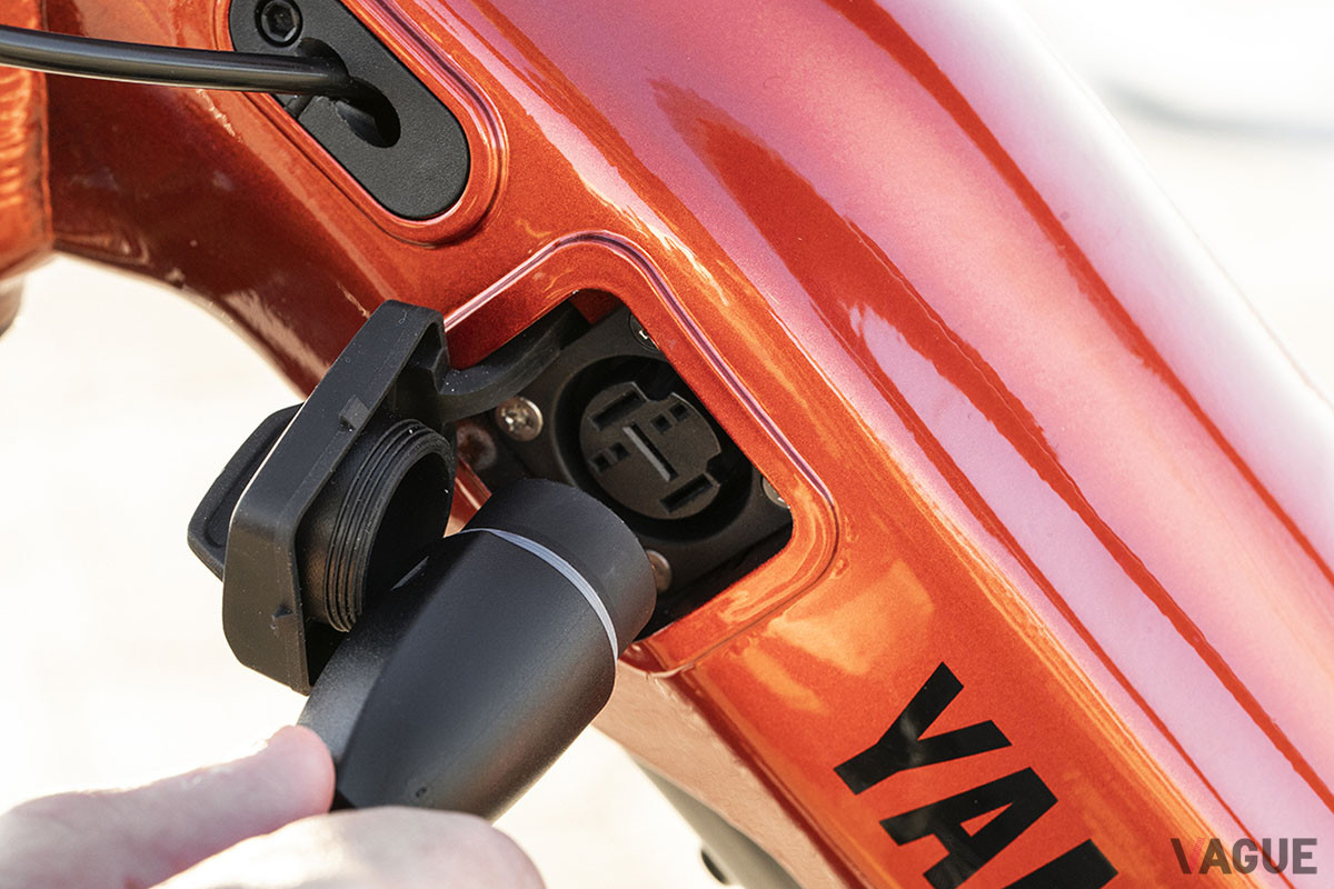 「クロスコアRC」は「ワバッシュRT」と同様、アシストパワーと十分な距離のアシストに貢献する大容量バッテリーを搭載。ロングライドを楽しめる