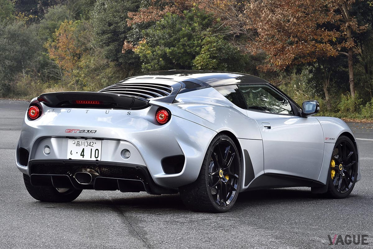 すでに新規オーダーは終了しているロータス「エヴォーラGT410スポーツ」