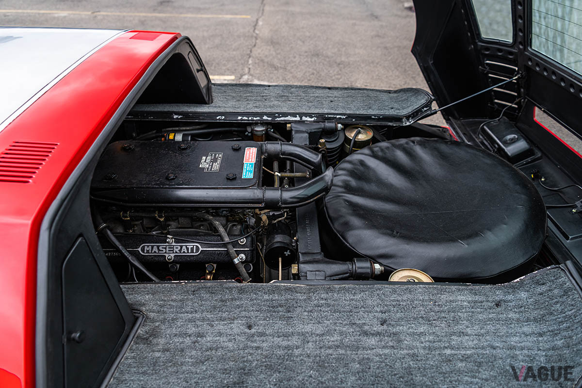 26万8800ドル（邦貨換算約3100万円）で落札されたマセラティ「ボーラ」（C）2021 Courtesy of RM Sotheby's