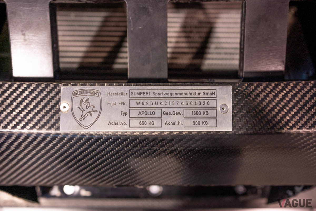 ニュルブルクリンクのラップタイムは、フェラーリ「エンツォ」やマセラティ「MC12」、ポルシェ「カレラGT」よりも15秒以上速かったグンペルト「アポロ」（C）2021 Courtesy of RM Sotheby's