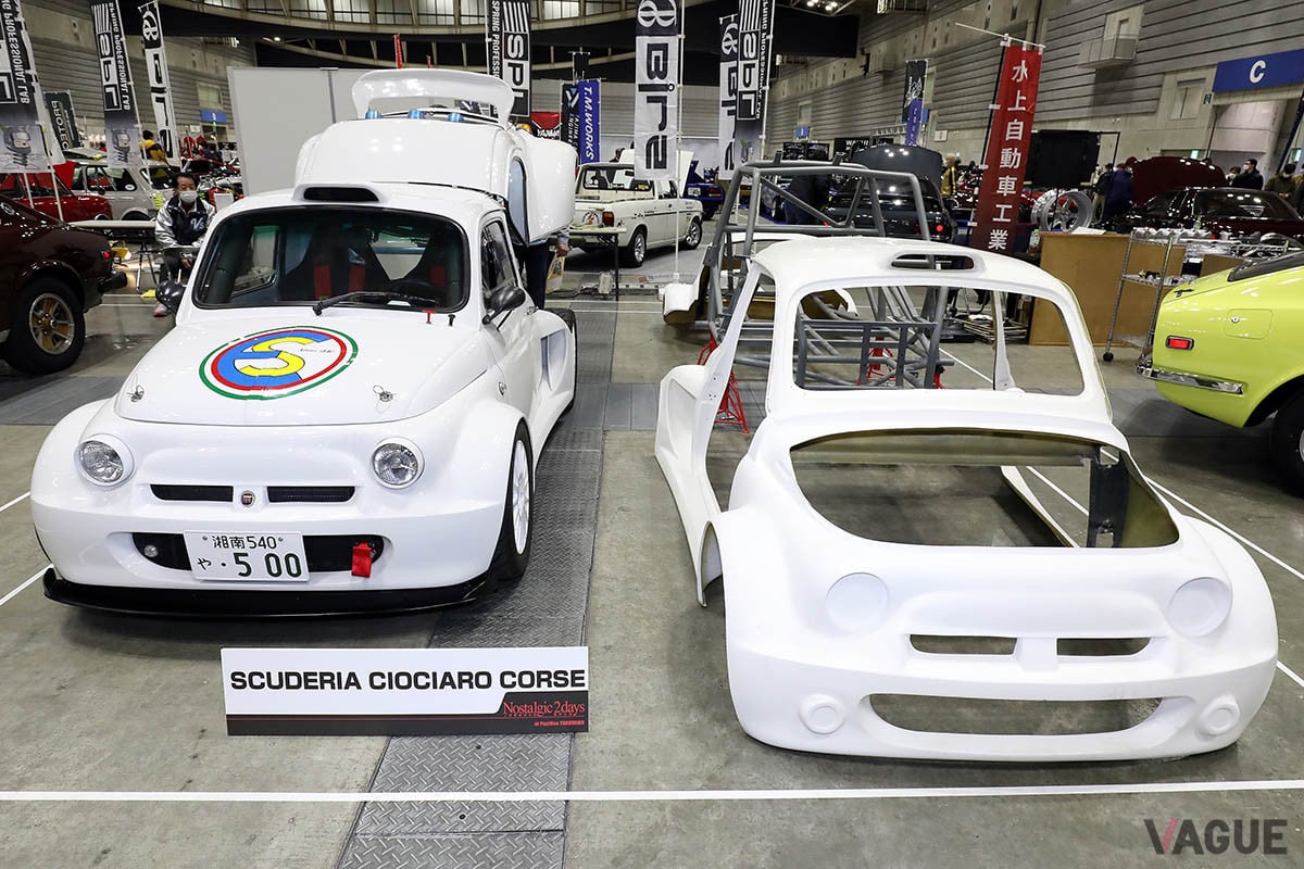 チンクエチェントの姿をしているが、すべてが新たに作られていることがよく分かる